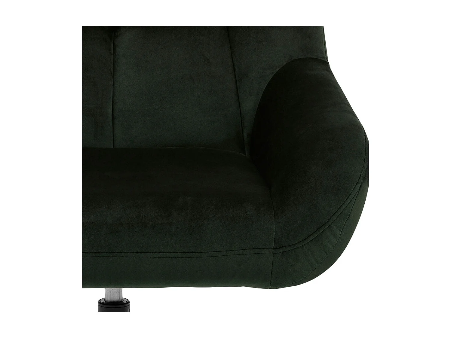 Paris fauteuil velours vert.