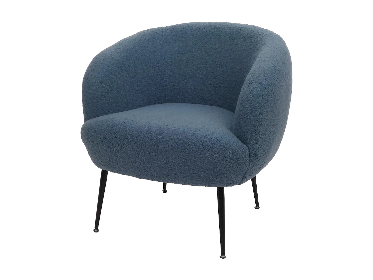 Fauteuil de salon MCW-O37,  bleu