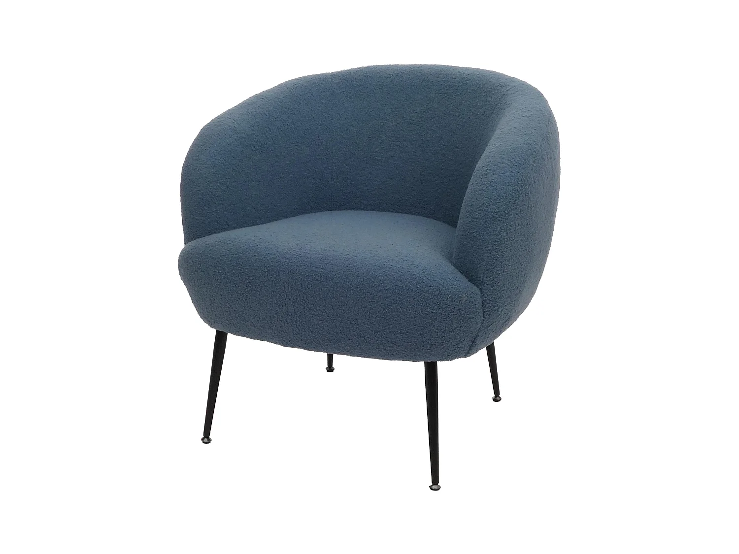 Fauteuil de salon MCW-O37,  bleu