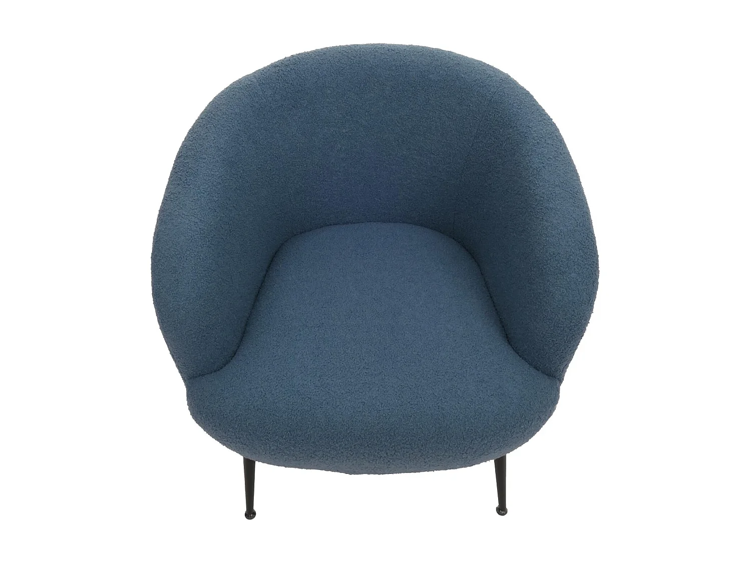 Fauteuil de salon MCW-O37,  bleu