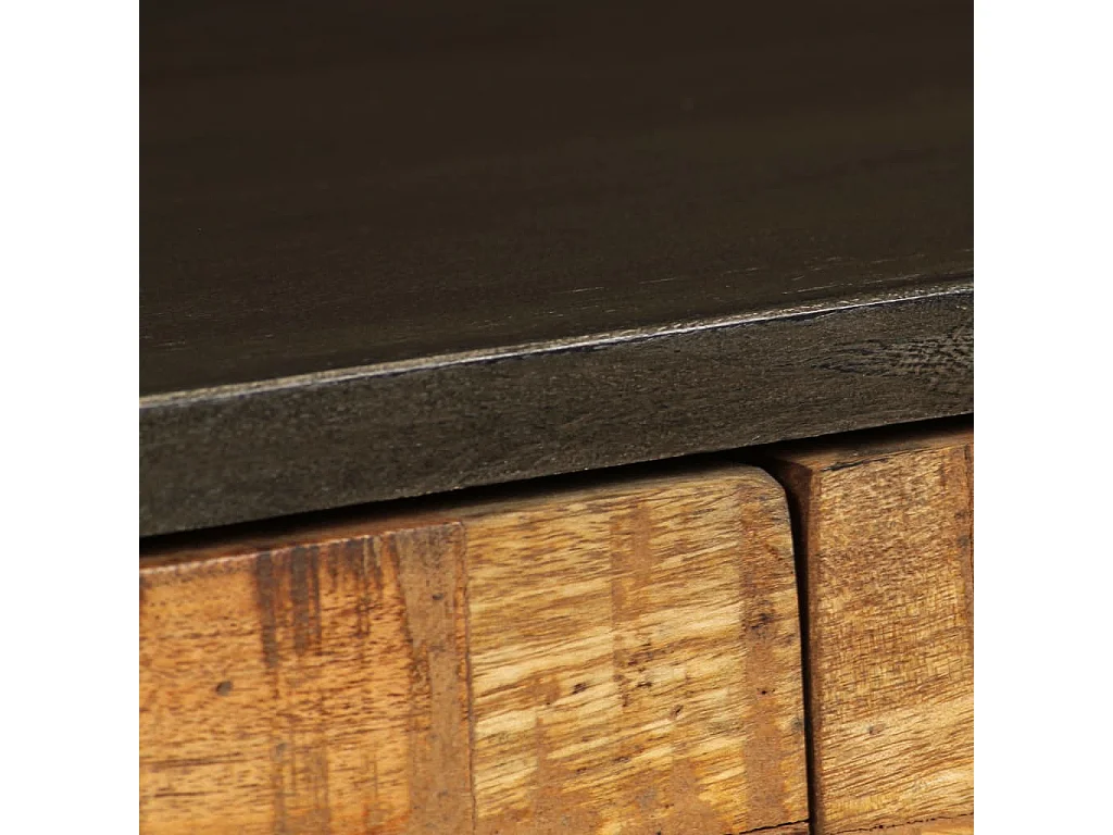 Meuble TV Bois de manguier massif 140 x 30 x 45 cm