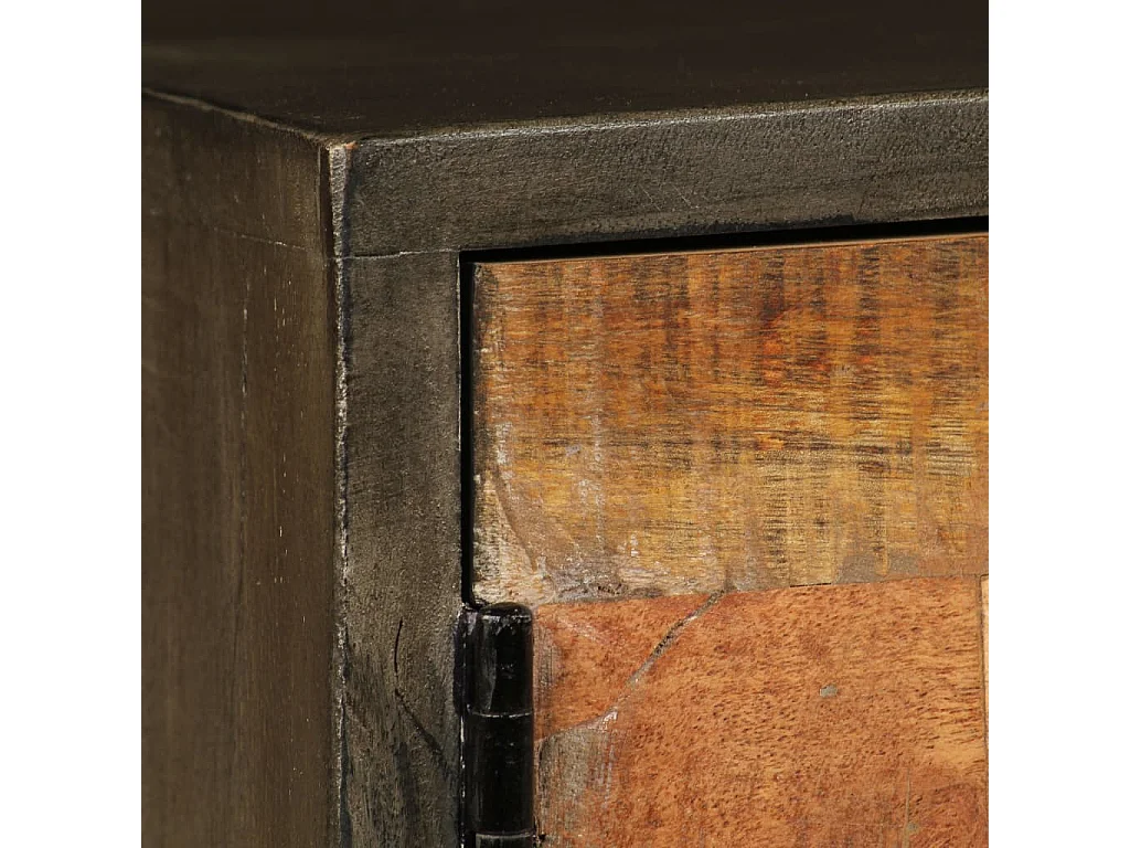 Meuble TV Bois de manguier massif 140 x 30 x 45 cm