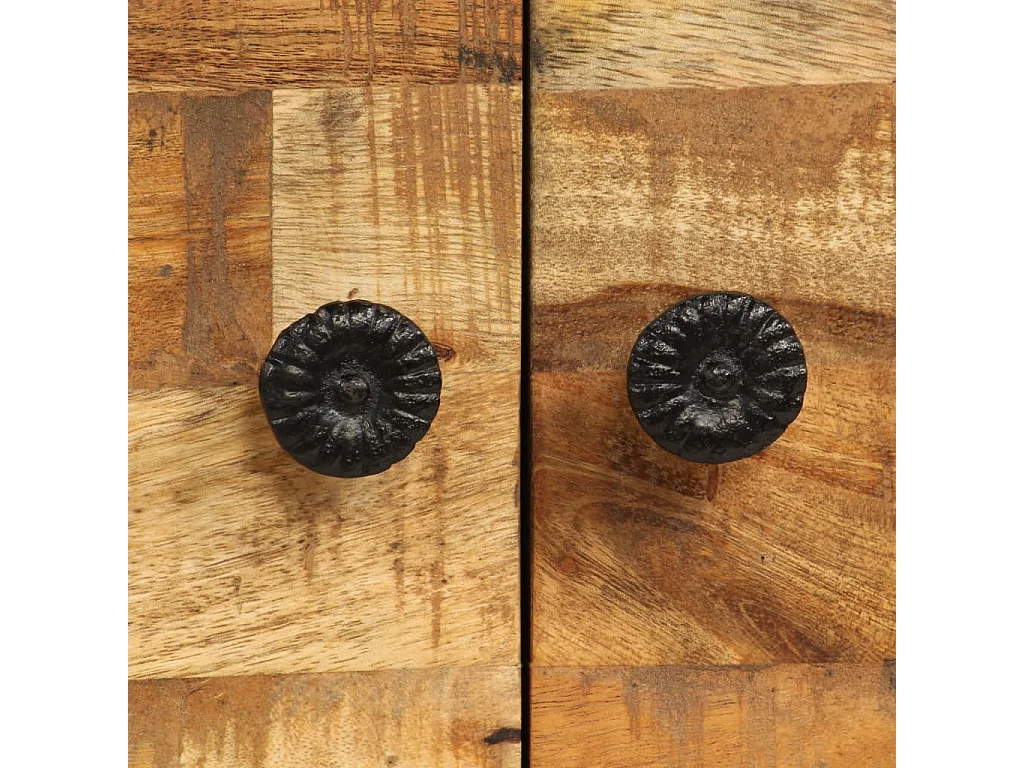 Meuble TV Bois de manguier massif 140 x 30 x 45 cm