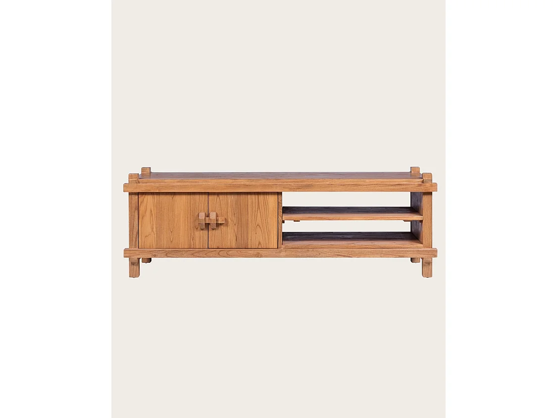 Nara - Meuble tv en bois de teck 150 cm