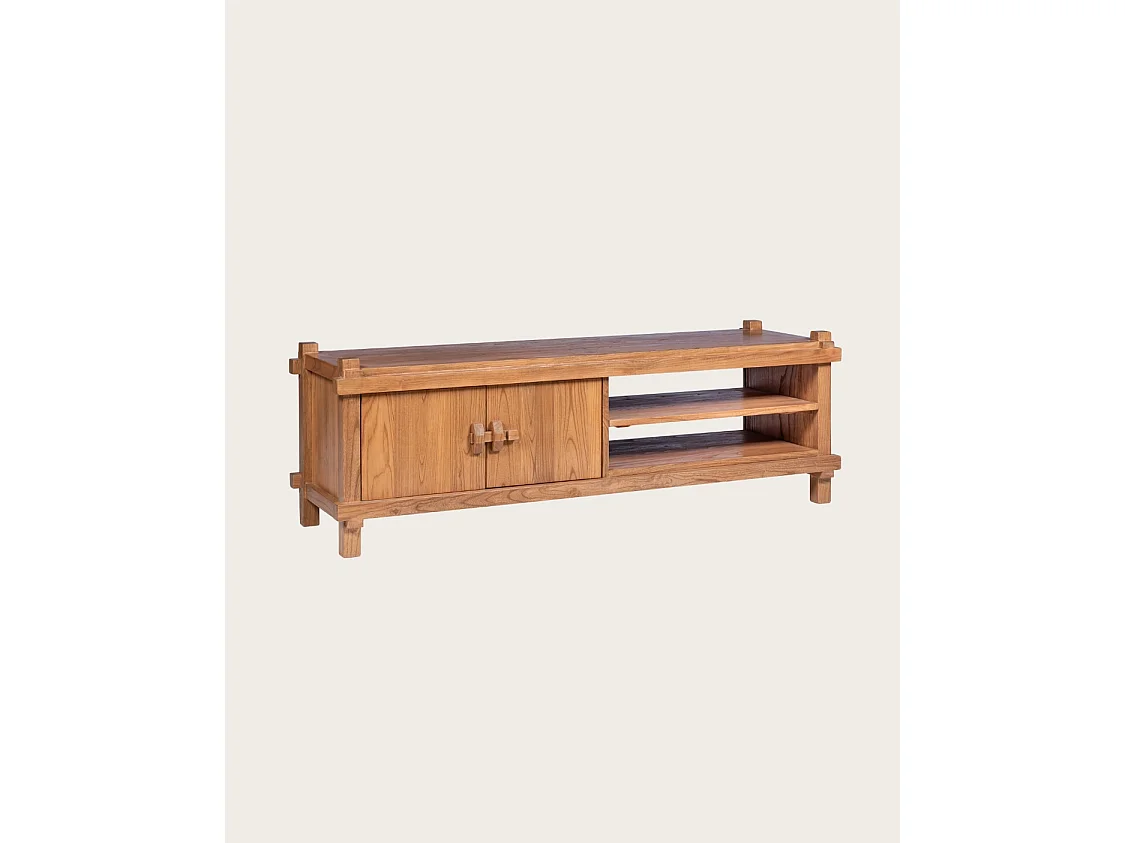 Nara - Meuble tv en bois de teck 150 cm