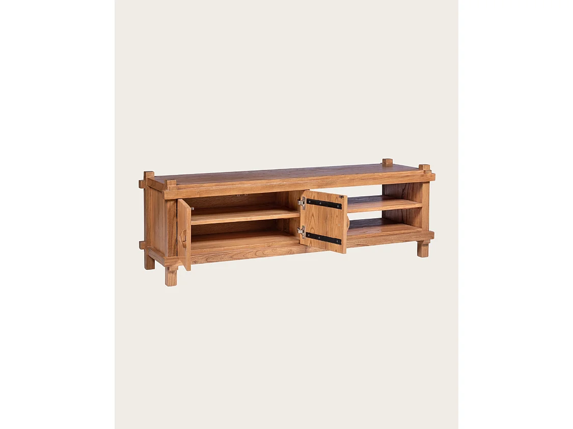 Nara - Meuble tv en bois de teck 150 cm