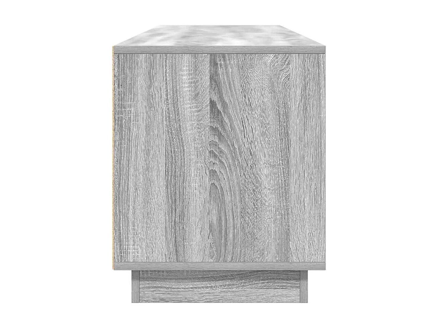 Meuble TV avec lumières LED sonoma gris 193,5x41x50 cm