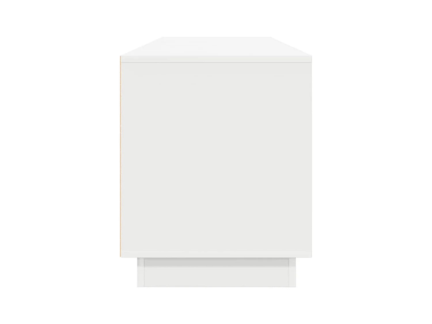 Mobile Porta TV con Luci LED Bianco 193,5x41x50 cm