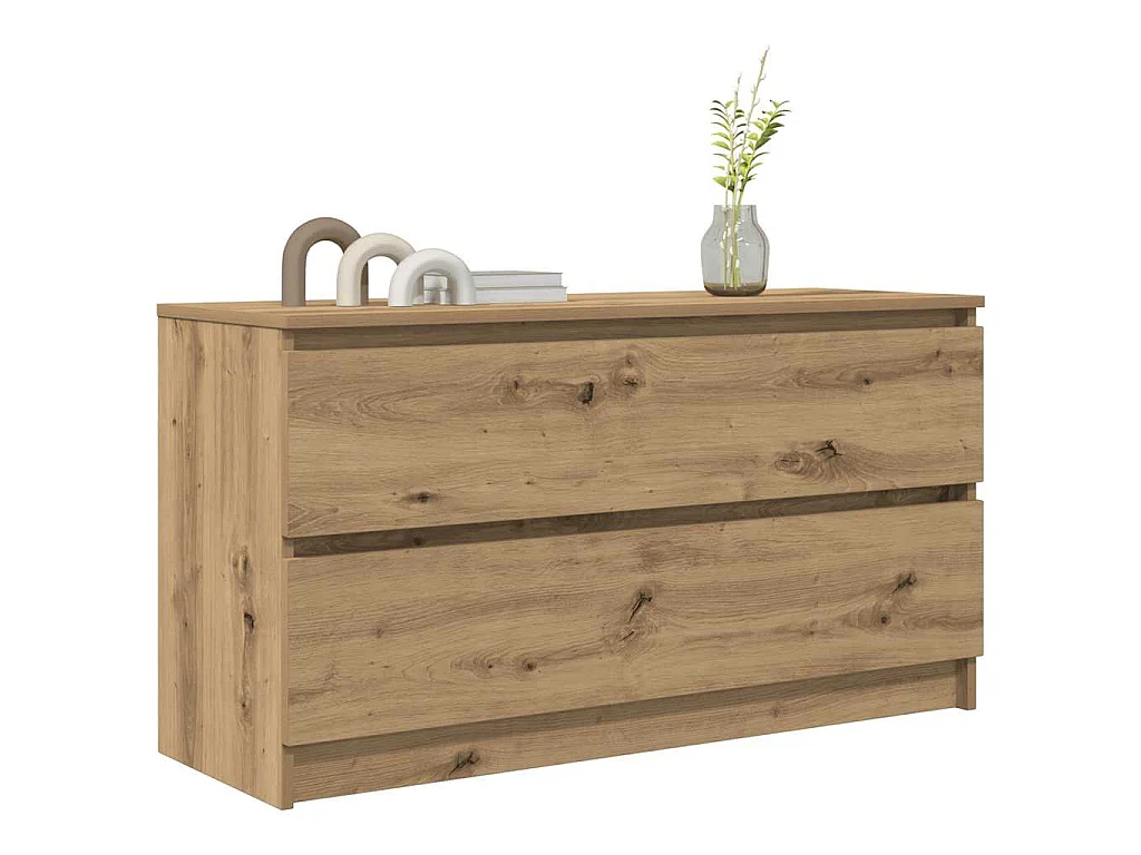 Mobile TV Rovere Artigianale 100x35x54 cm in Legno Multistrato