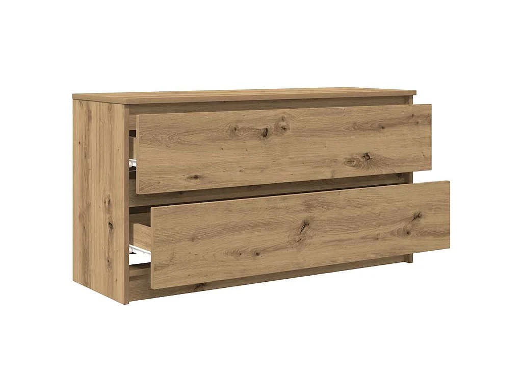 Mobile TV Rovere Artigianale 100x35x54 cm in Legno Multistrato