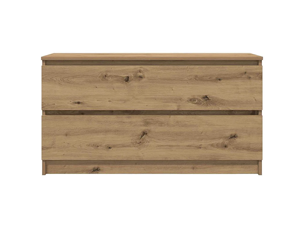 Mobile TV Rovere Artigianale 100x35x54 cm in Legno Multistrato