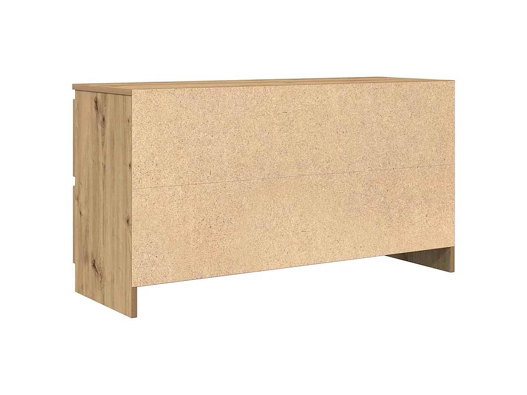 Mobile TV Rovere Artigianale 100x35x54 cm in Legno Multistrato