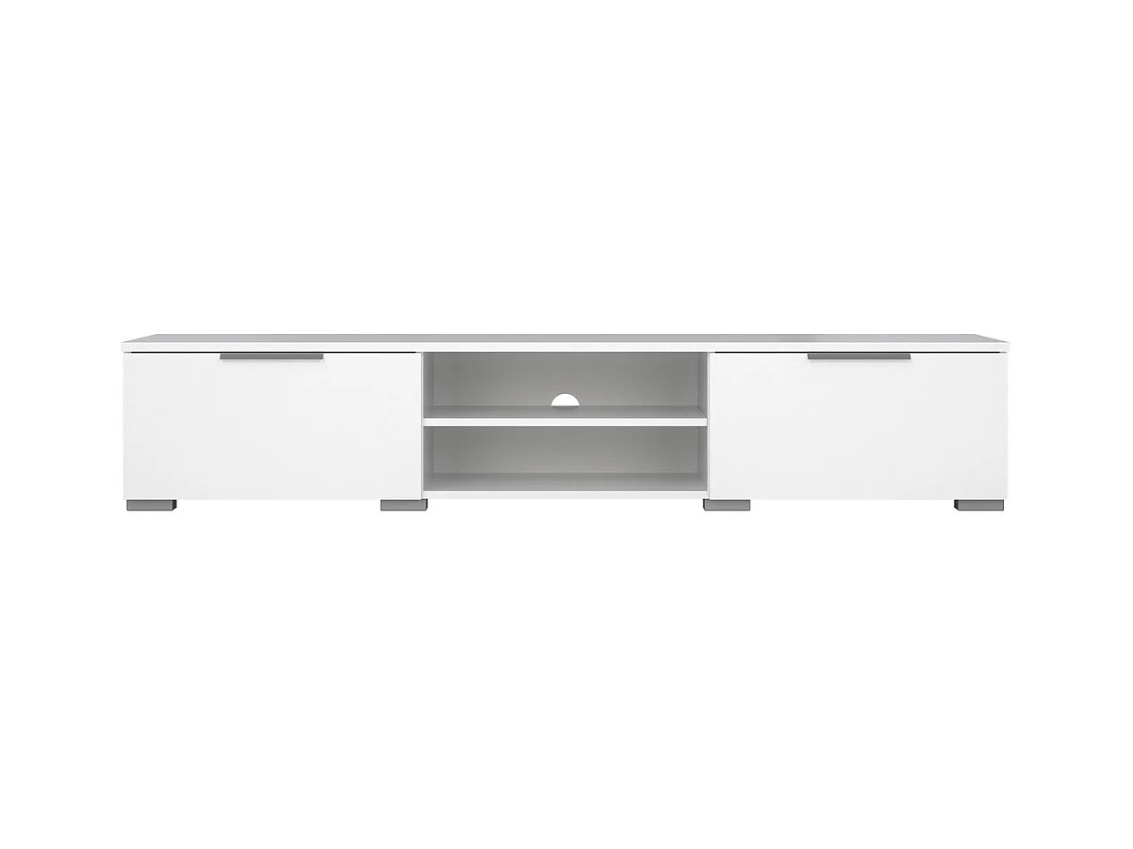 Meuble TV 2 tiroirs et 2 niches L173 cm - BILLIE