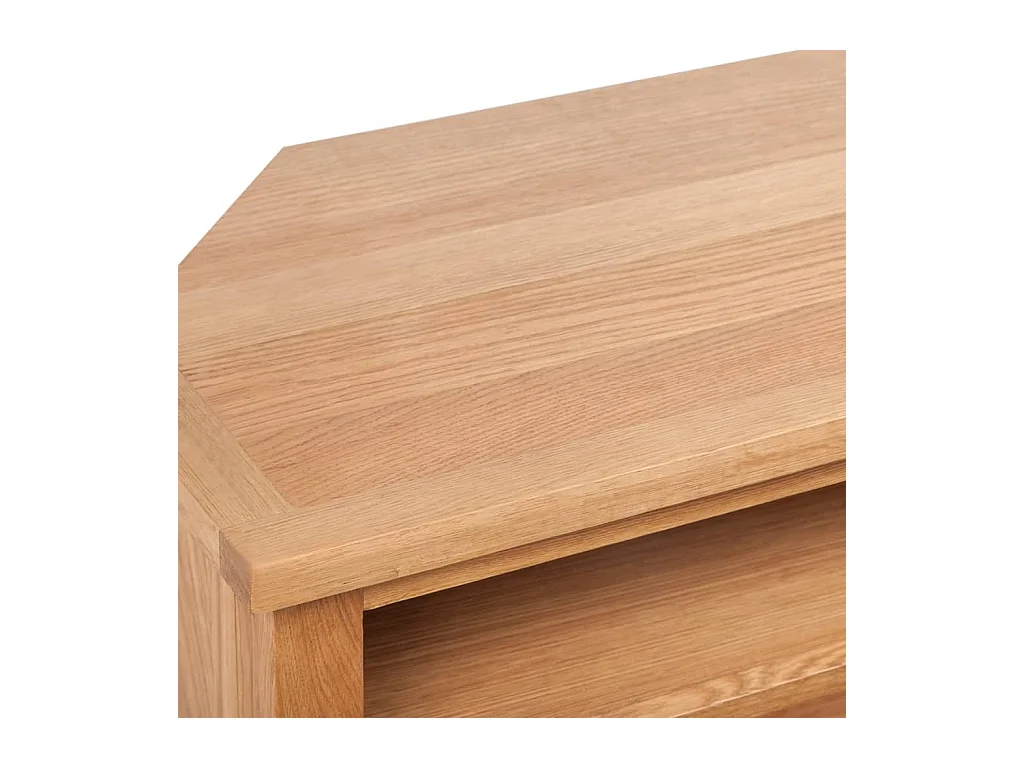 Meuble TV avec tiroir 88 x 42 x 46 cm Bois de chêne solide