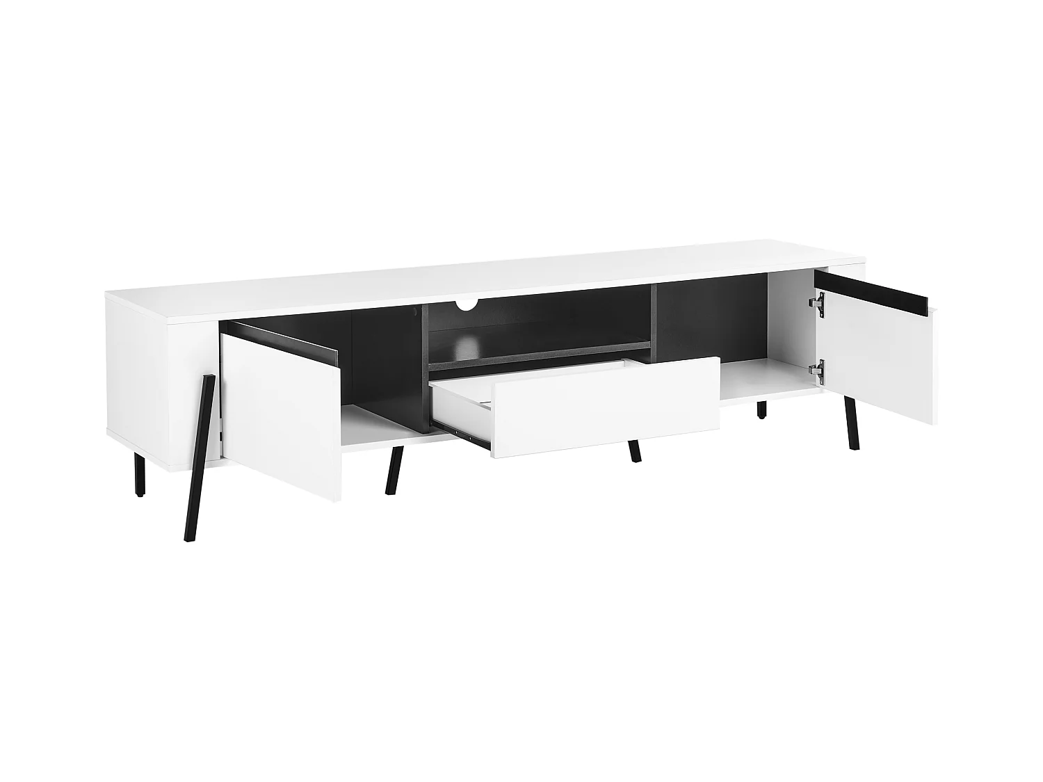 Meuble TV BLACKPOOL Blanc