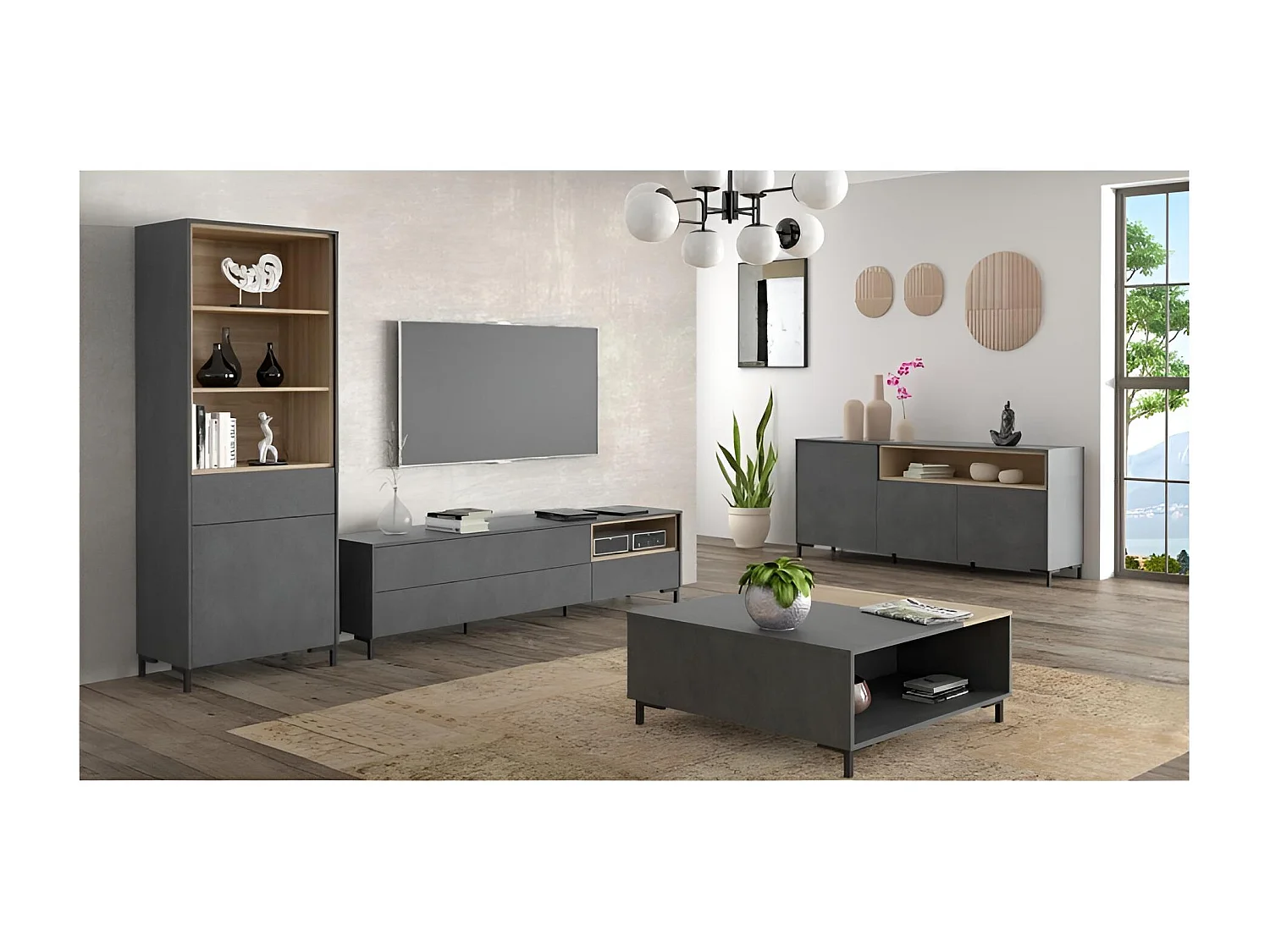 Vitrine Galactic/Anthracite