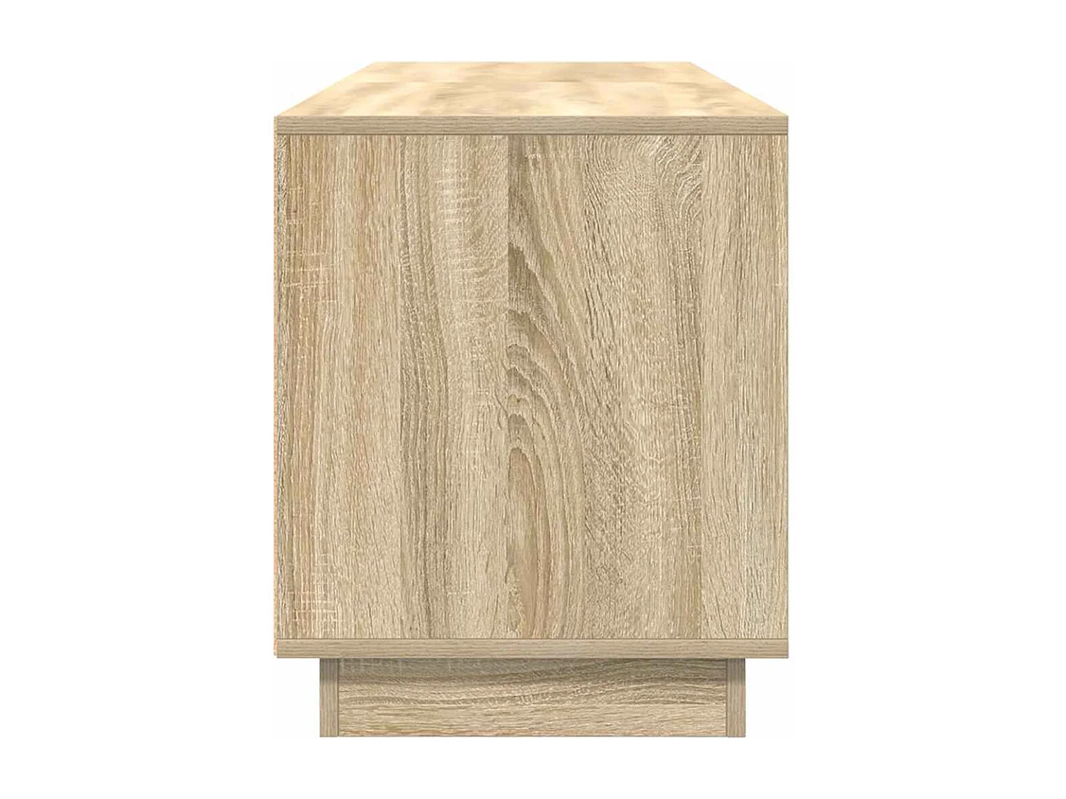 Meuble TV avec lumières LED chêne sonoma 160,5x41x50 cm