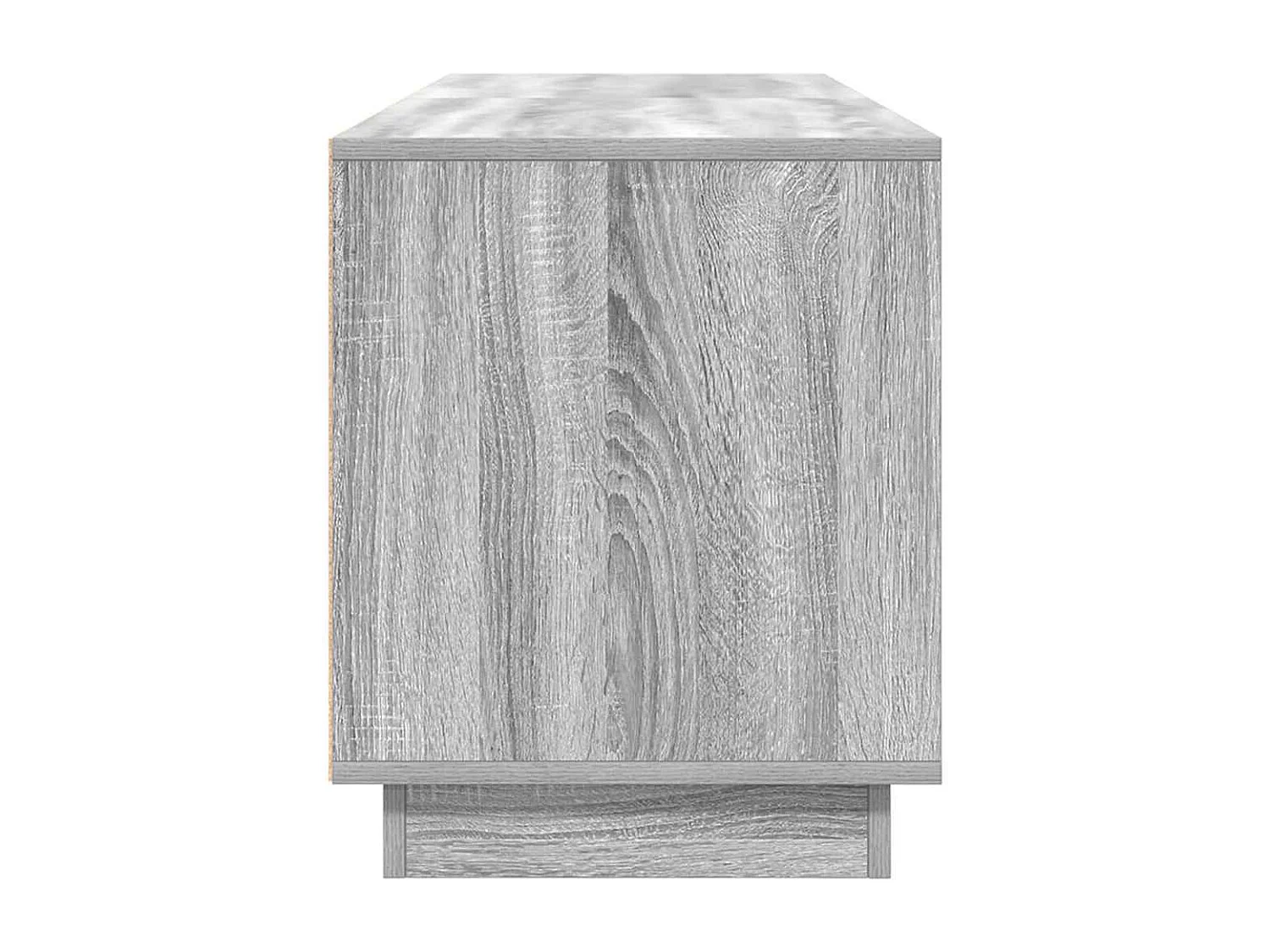 Meuble TV avec lumières LED sonoma gris 160,5x41x50 cm