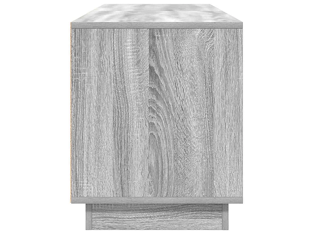 Meuble TV avec lumières LED sonoma gris 160,5x41x50 cm
