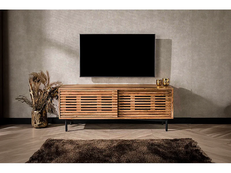 TV-Board - Braun Holz - RIONI