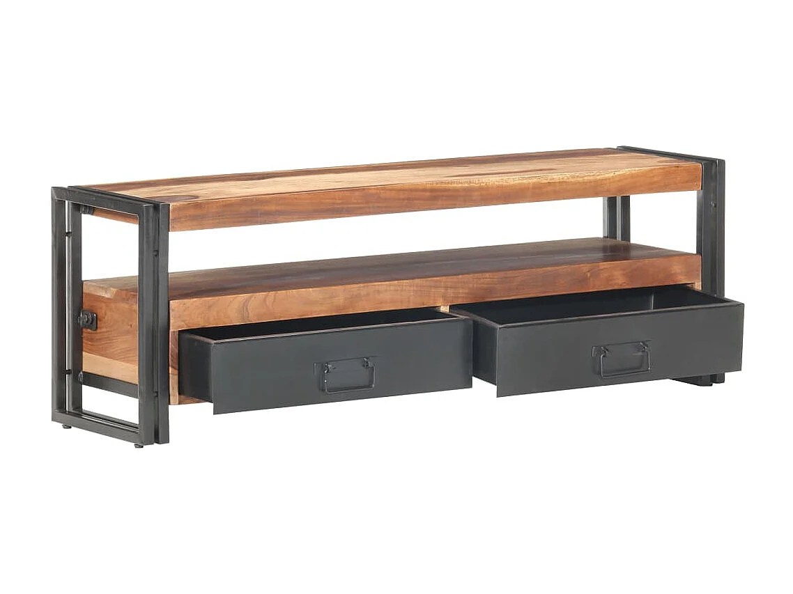 TV-Schrank 120x30x40 cm Massivholz mit Palisander-Finish