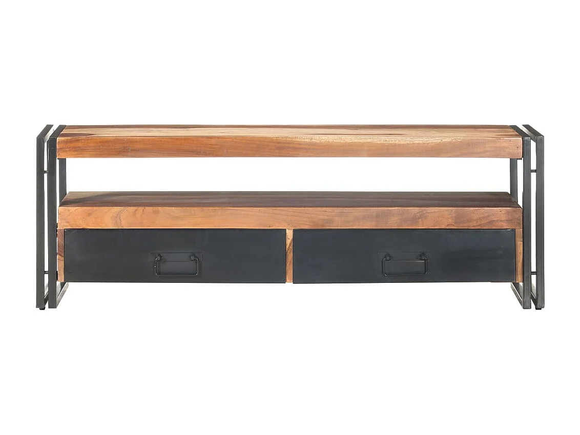 TV-Schrank 120x30x40 cm Massivholz mit Palisander-Finish