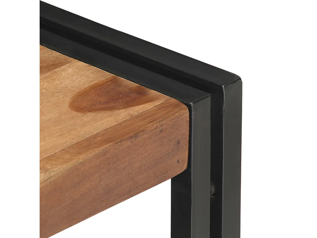 TV-Schrank 120x30x40 cm Massivholz mit Palisander-Finish