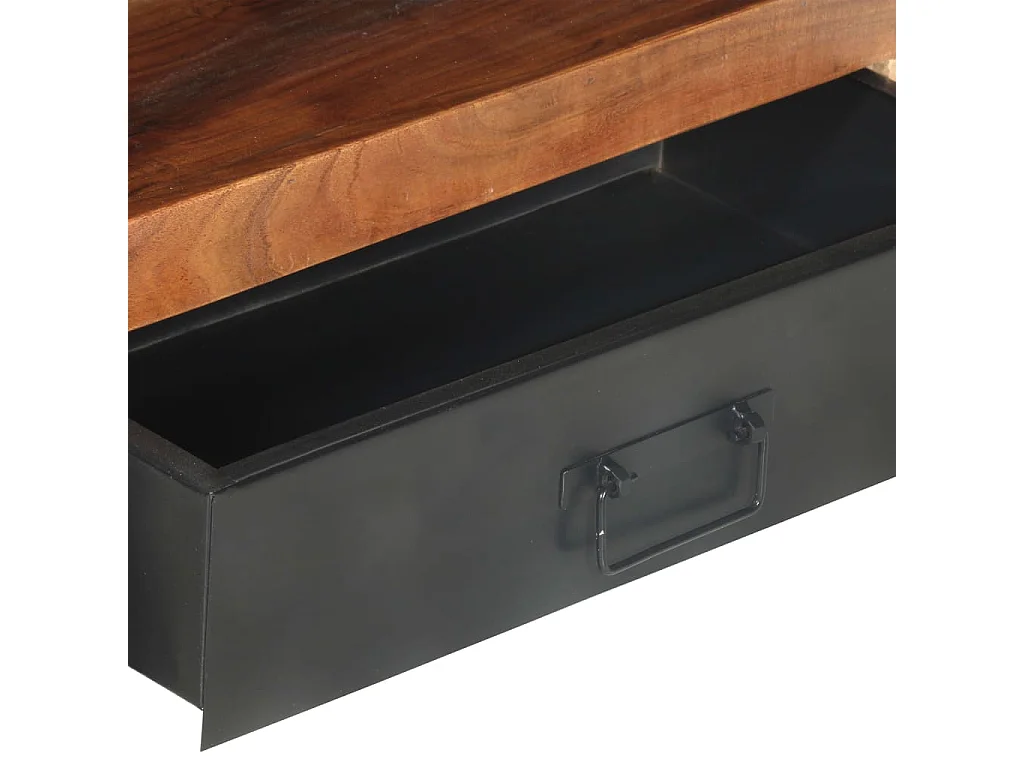 TV-Schrank 120x30x40 cm Massivholz mit Palisander-Finish