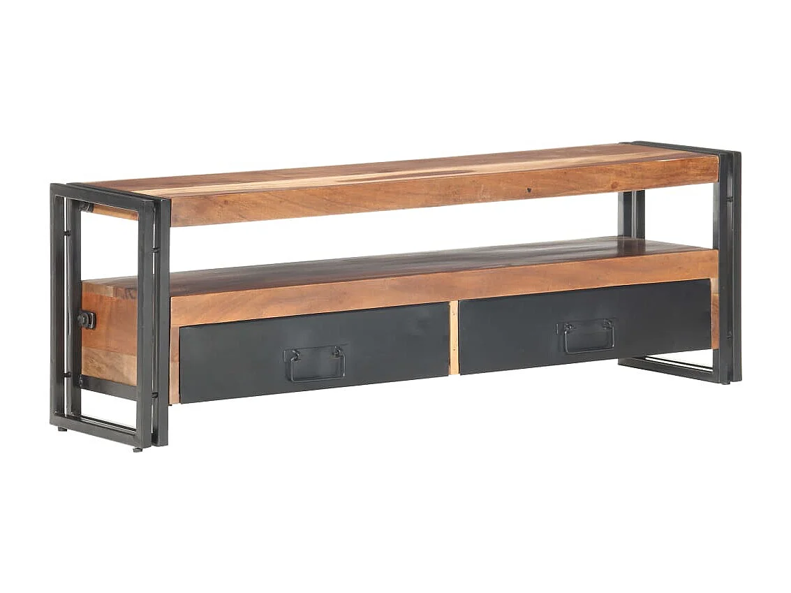 TV-Schrank 120x30x40 cm Massivholz mit Palisander-Finish