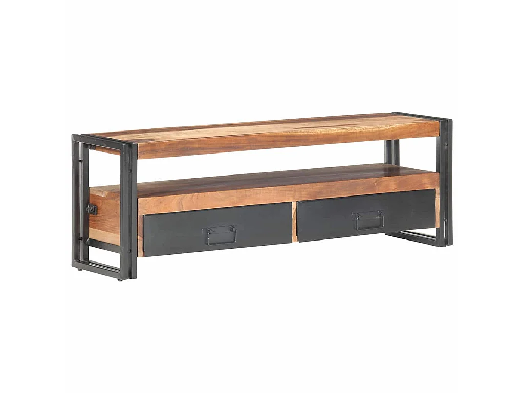 Mobile Porta TV 120x30x40 cm in Legno Massello