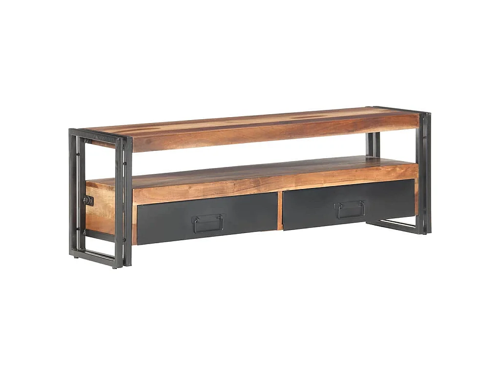 Mobile Porta TV 120x30x40 cm in Legno Massello