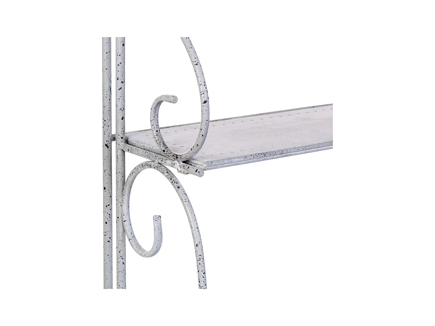 Étagère métallique d'exposition avec 4 étagères 77,47x36,2x179,71h cm