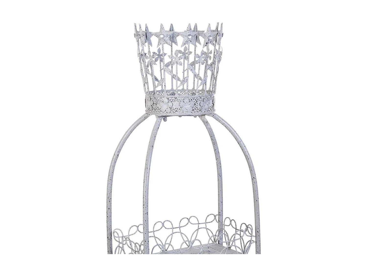 Metallregal mit 4 Böden 73,03x48,9x188,6h cm Grau