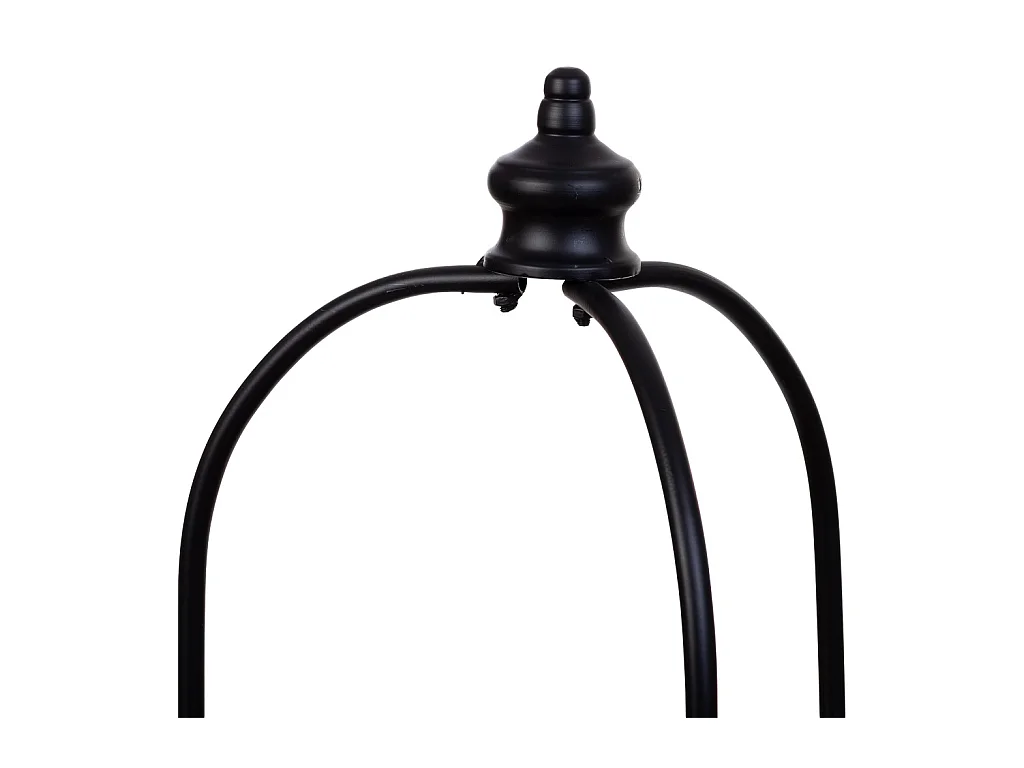 Estantería de madera y metal con 3 baldas 35x35x122h cm