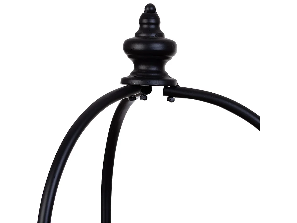 Étagère en bois et métal avec 4 étagères 42x42x167h cm