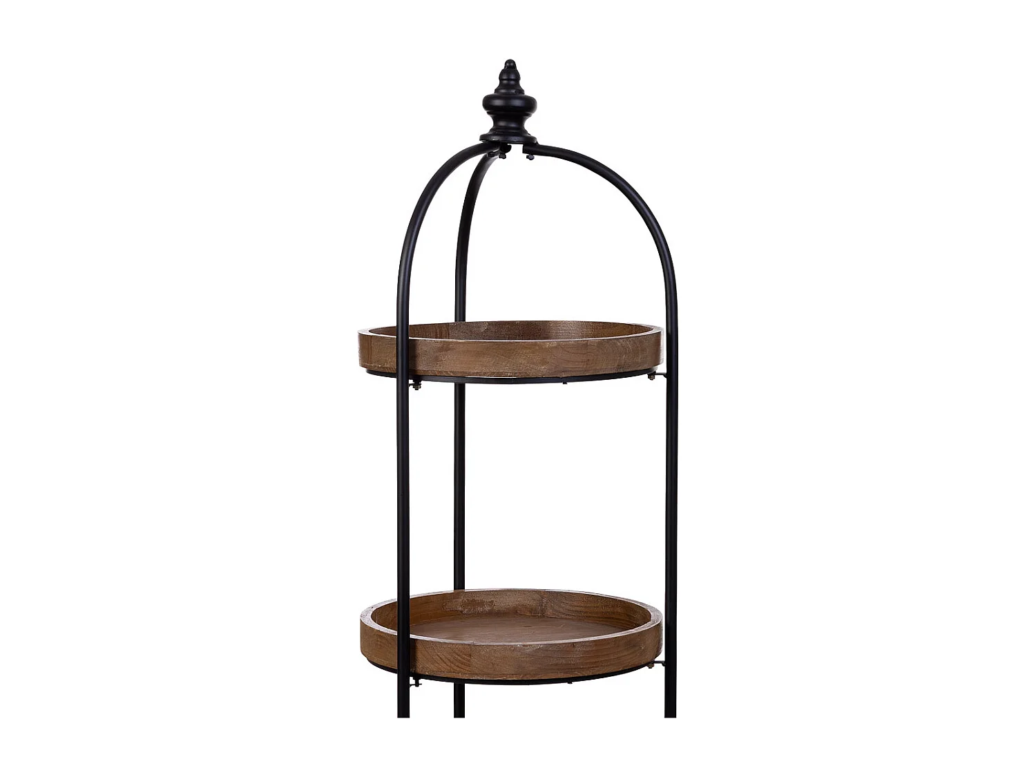 Regal aus Holz und Metall mit 4 Böden 42x42x167h cm