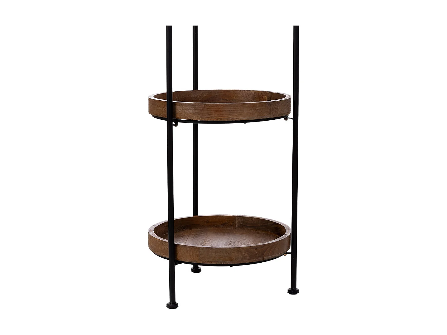 Regal aus Holz und Metall mit 4 Böden 42x42x167h cm