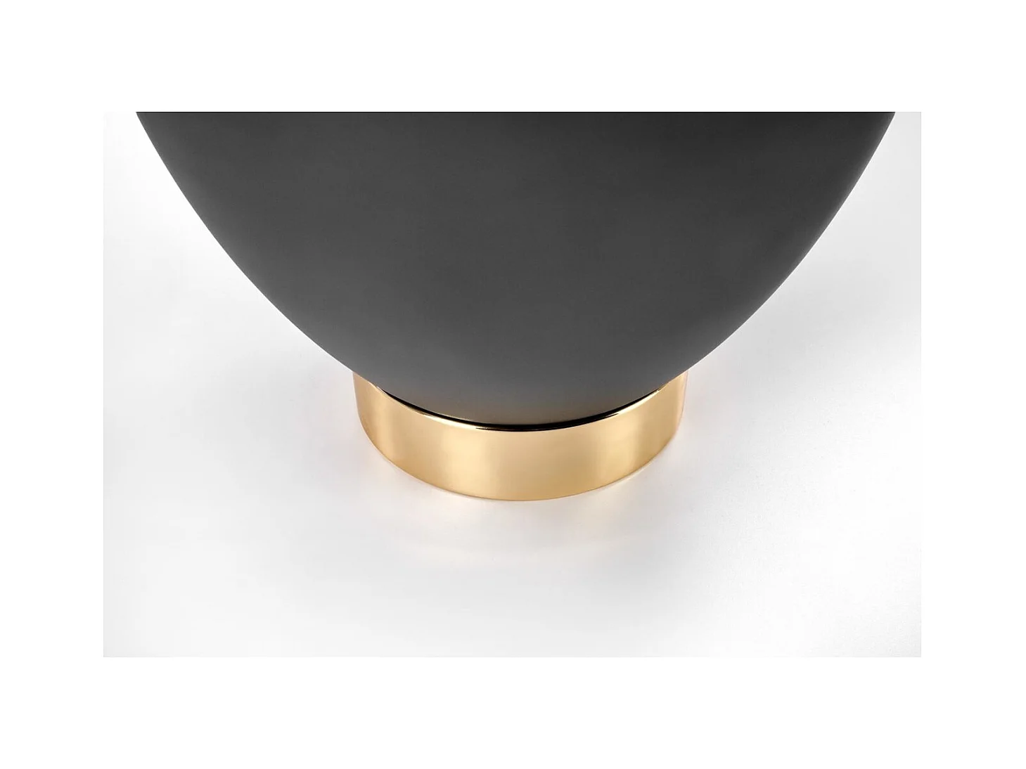 Tavolino Cecilia/Ceramica/Metallo/Bianco&Nero