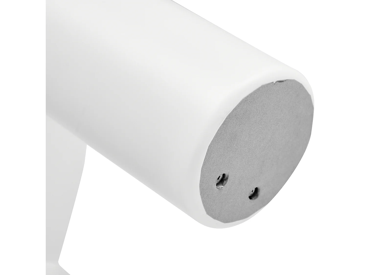 Table basse ronde 70x70x41cm - Table basse blanche avec plateau en MDF et 4 pieds de support - convient pour salon, chambre, balcon