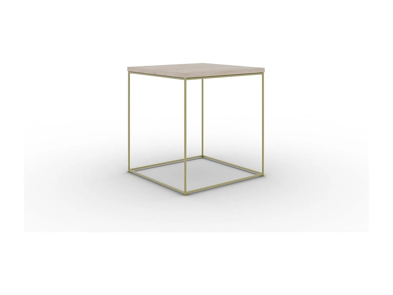 Table de canapé Arina premium /Métal/Contreplaqué/Gris