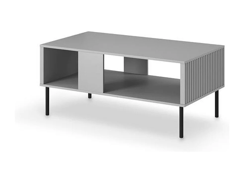 Tavolino asensio/Metallo/MDF/Grigio