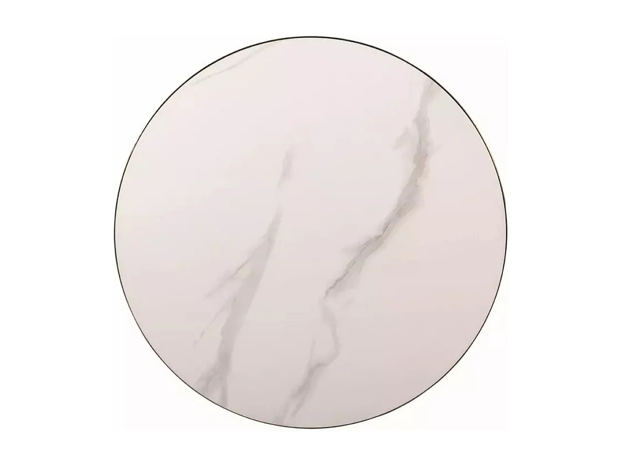 Couchtisch Aries/Metall/Keramik/Weiß&Gold