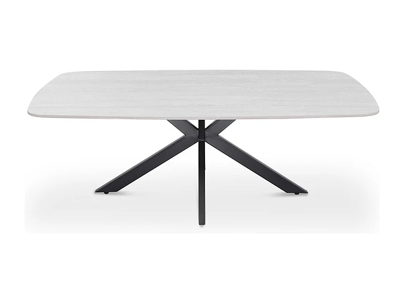 Tables basses ARVENA – Table basse rectangulaire 130x70 cm – 5 coloris pierre et marbre – Design contemporain