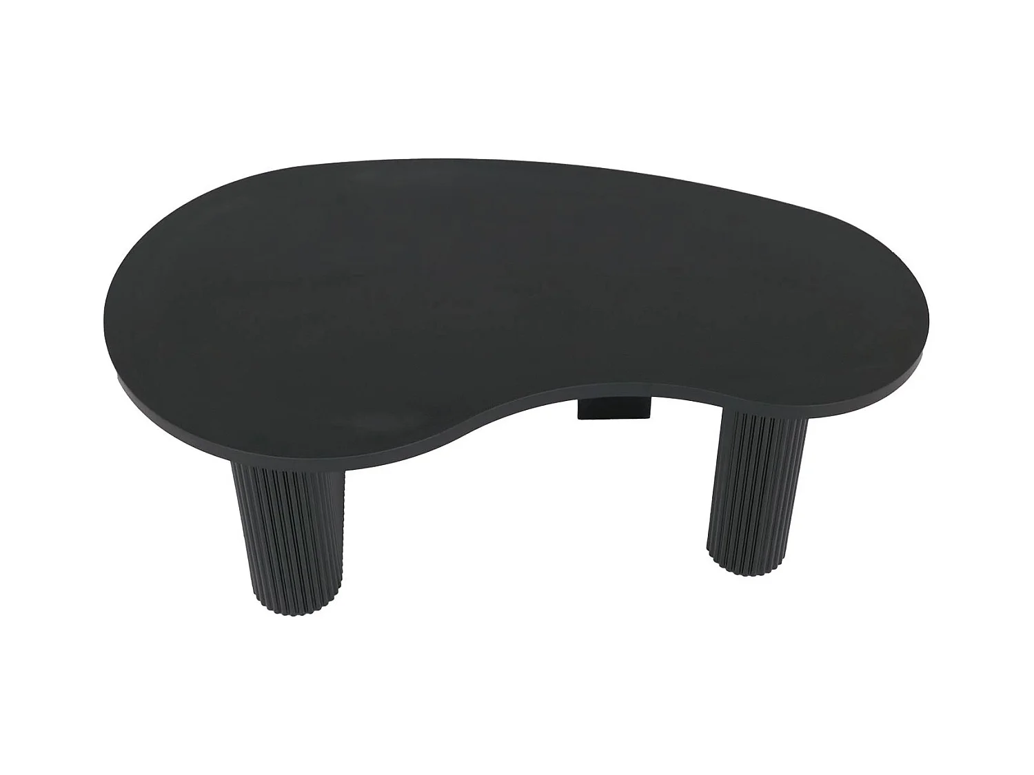 Table basse MCW-O29,  aspect bois noir