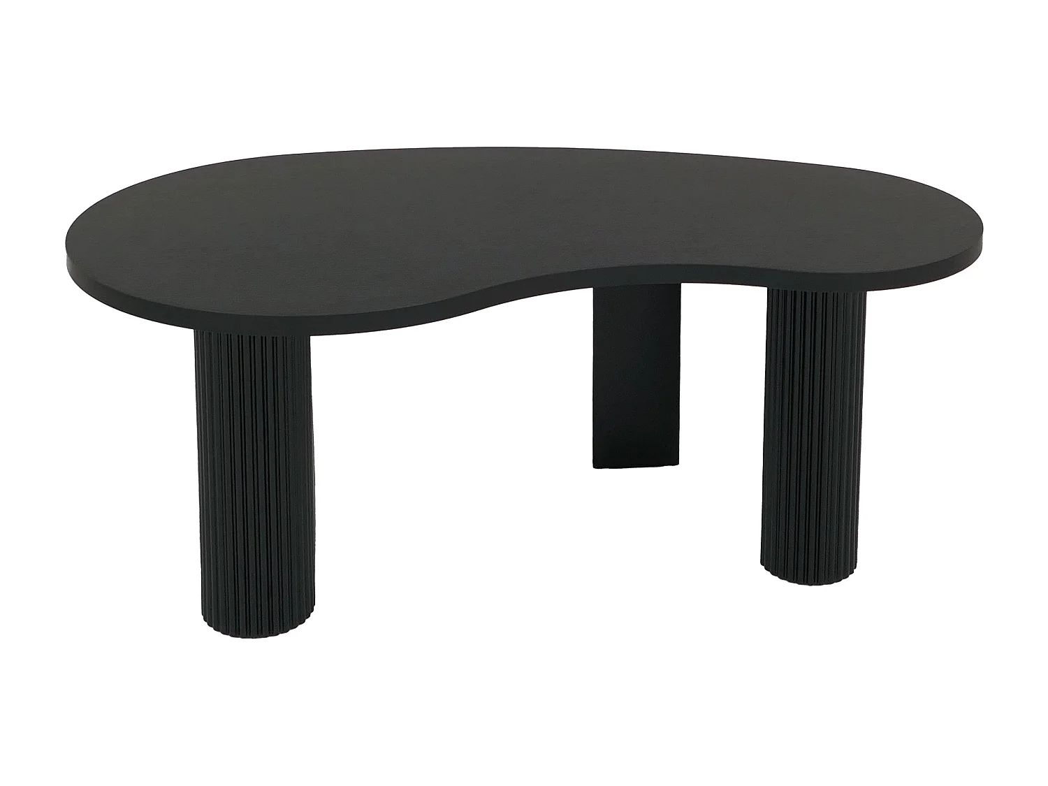 Table basse MCW-O29,  aspect bois noir
