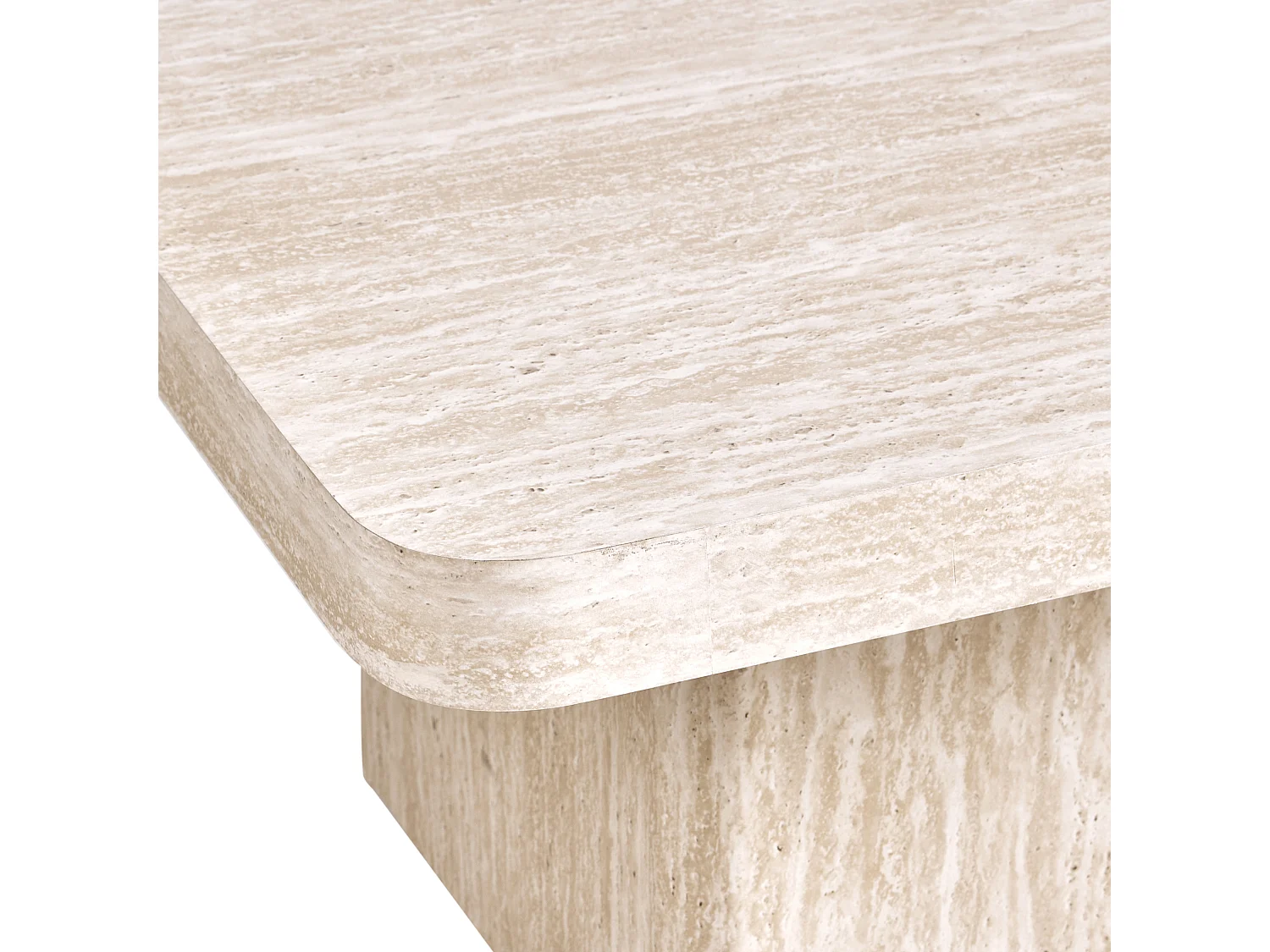 Table basse DUSON Effet travertin