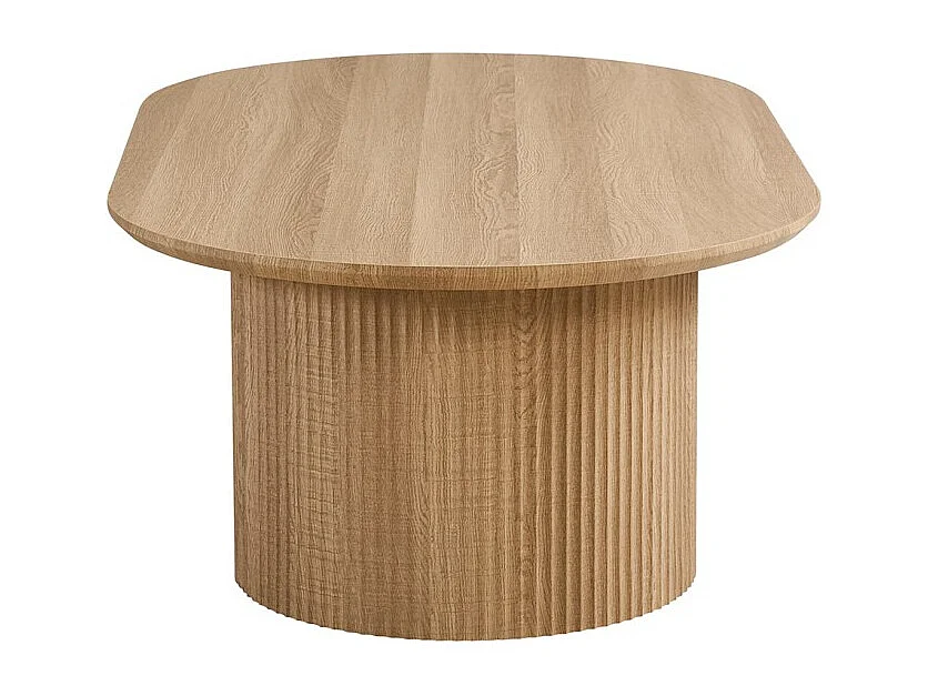 Table basse VAGOS – Coloris chêne naturel – Table basse rectangulaire 120x70 cm – MDF – Design moderne et chaleureux