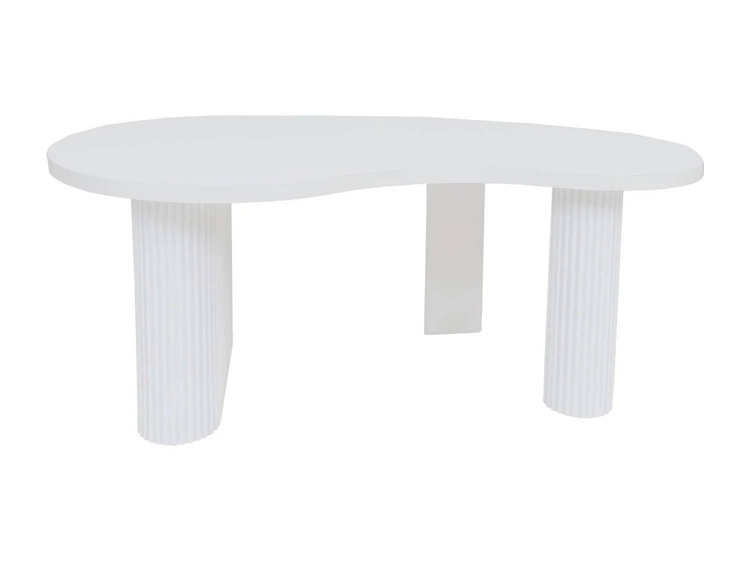 Couchtisch MCW-O29, Weiß