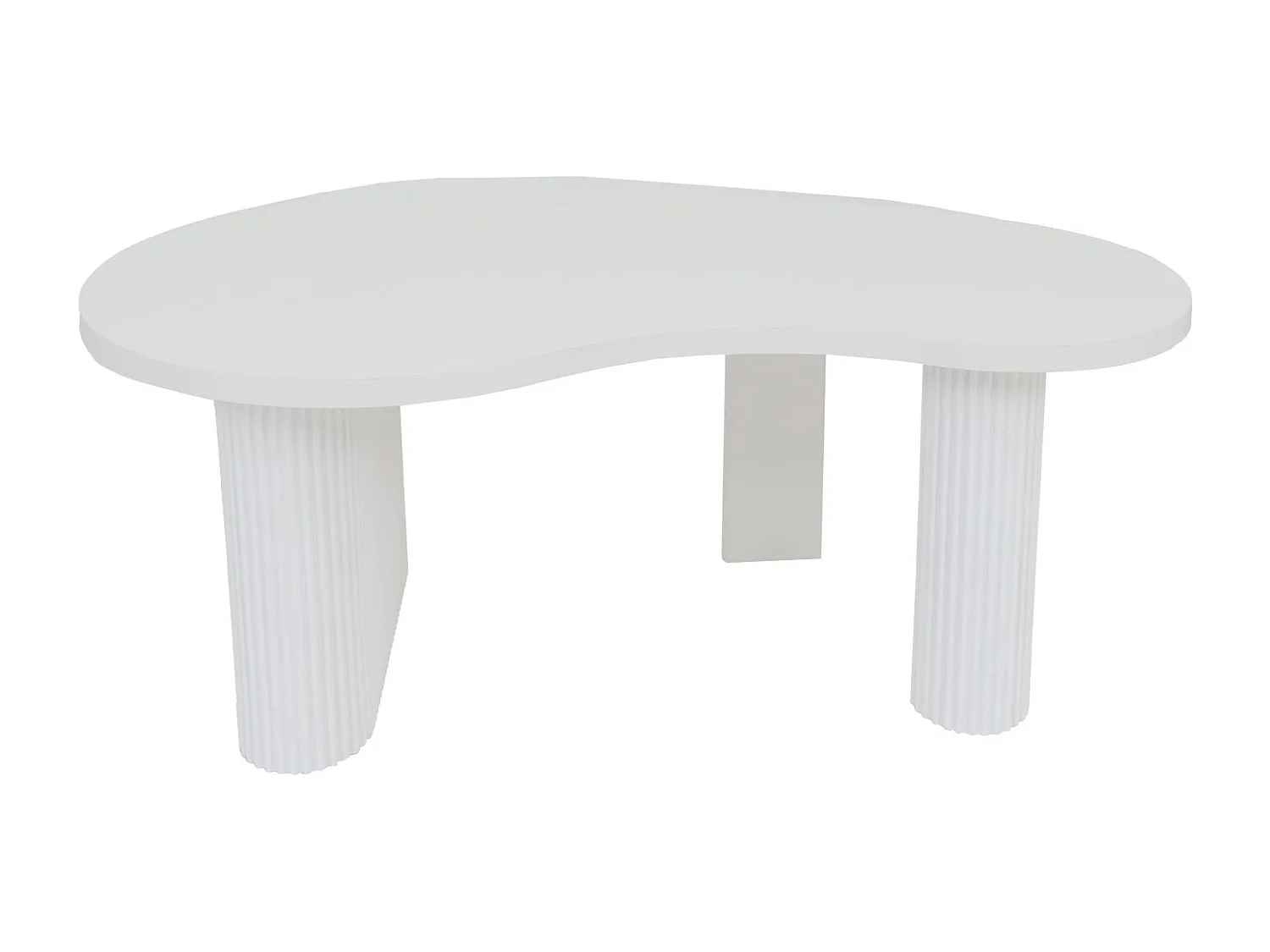 Couchtisch MCW-O29, Weiß