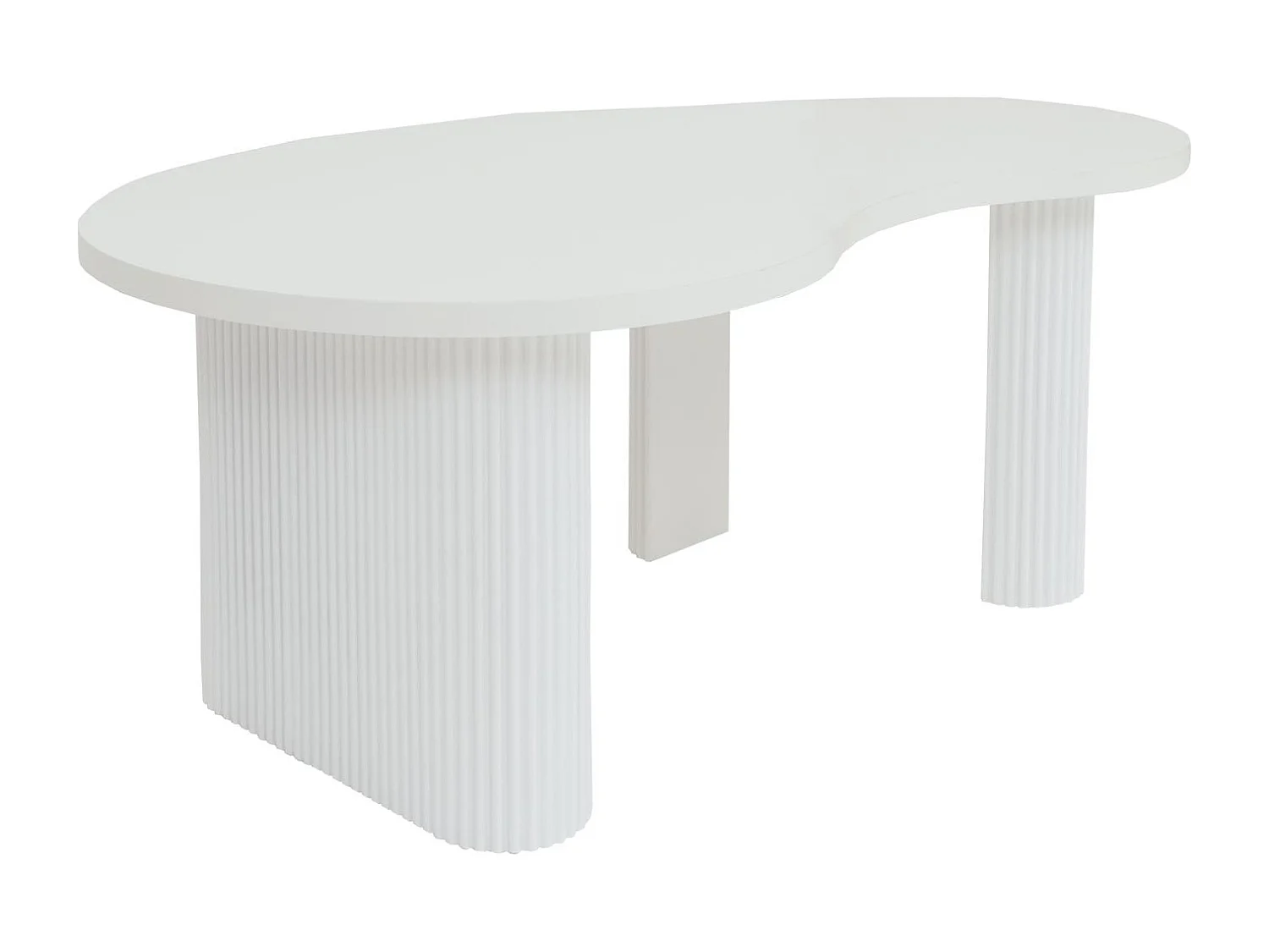 Couchtisch MCW-O29, Weiß
